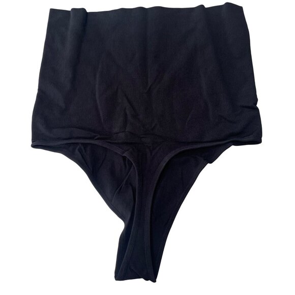 Shapermint Empetua All Day Every Day High-Waisted Shaper Thong Black 2XL 98099 - Picture 4 of 6